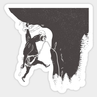 Sloth Rock Climbing Sticker